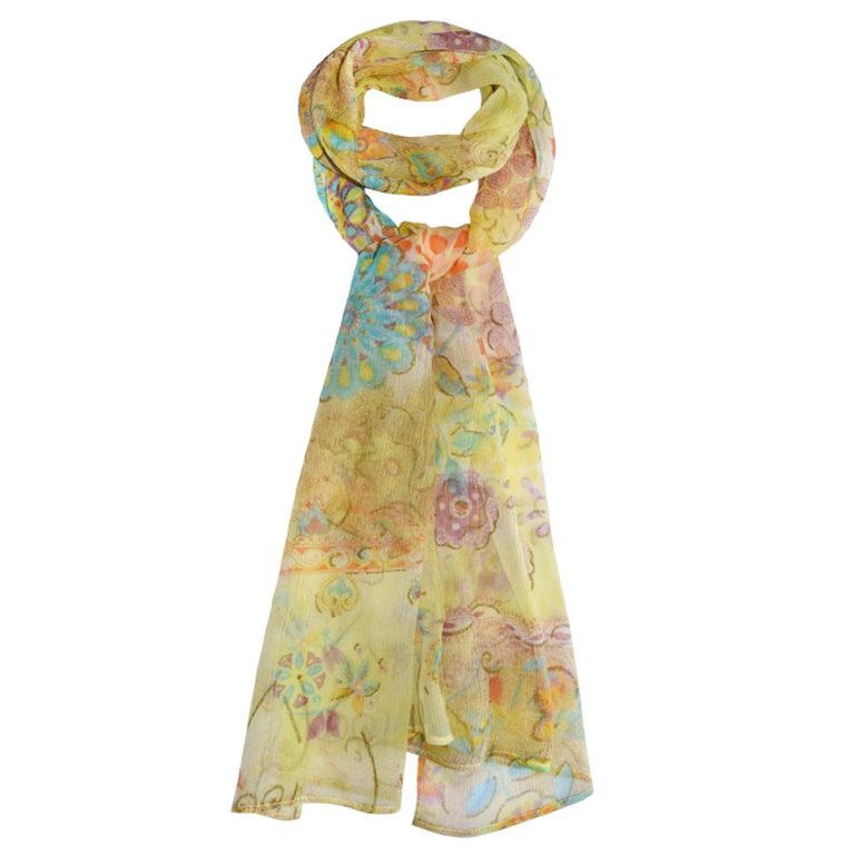 Journey into Elegance Custom Polyester Scarves with Scarf Printing from a Scarves Company for Ladies